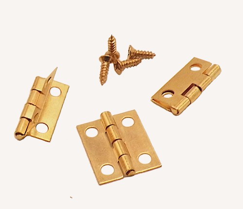 Mini scharniere messing mit - messing,