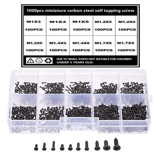 1000 stk mini schrauben set - stk,