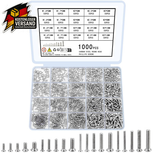 Mini schrauben set 1000 - mini,