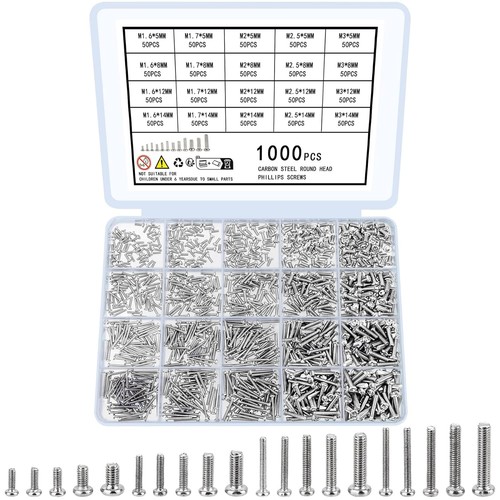 1000 stk kleine schrauben set - kleine,