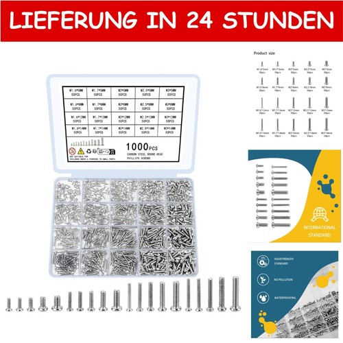 Mini schrauben set 1000 stk - schrauben,